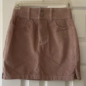 Hollister corduroy skirt